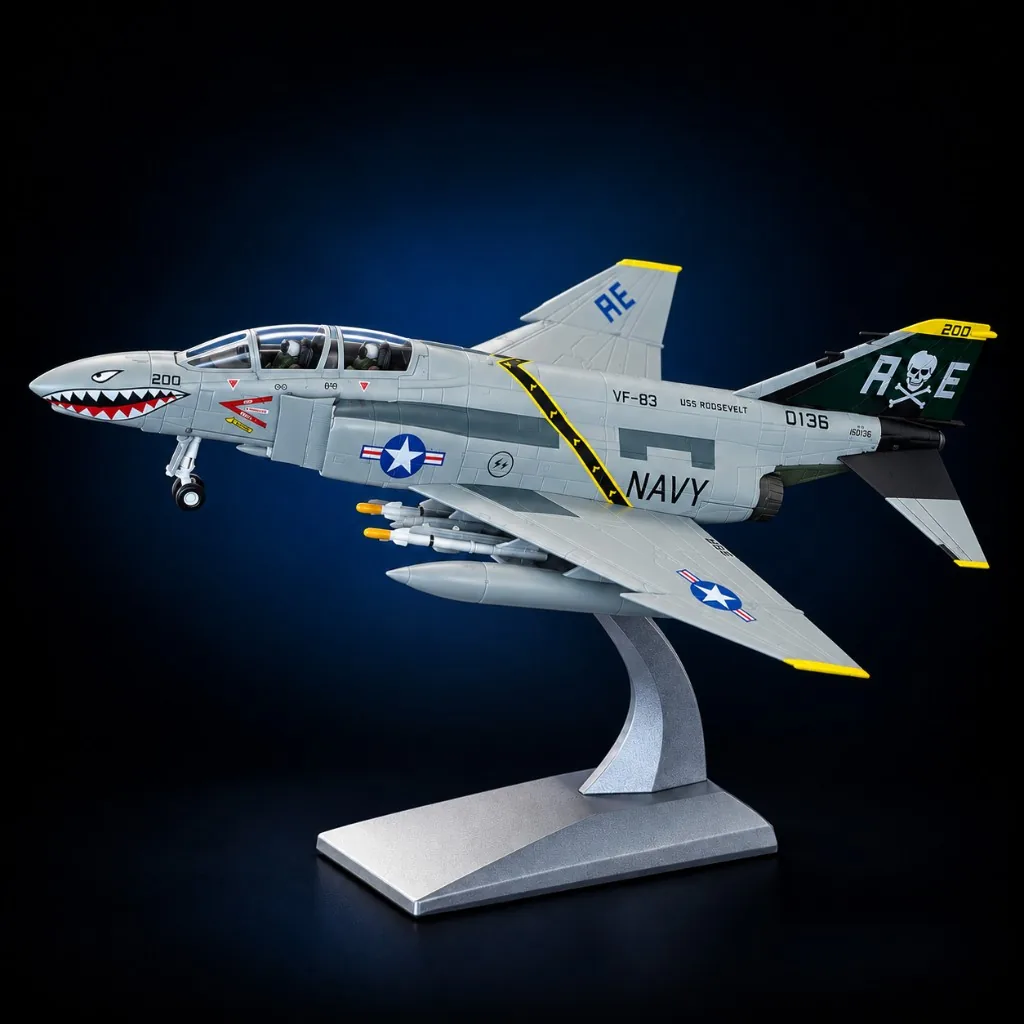 F-4C Phantom display model on stand