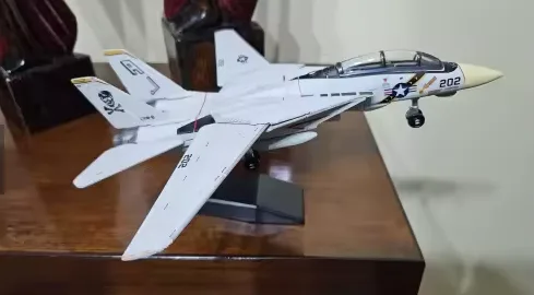 Customer photo — aircraft model on a desk