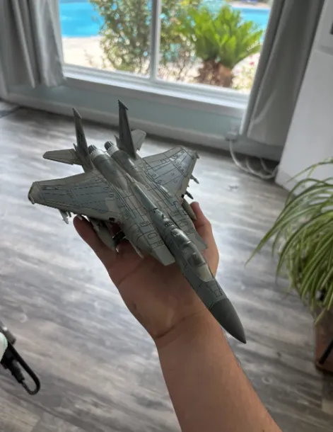 Customer photo from Linus S. — assembled AeroLegends model jet