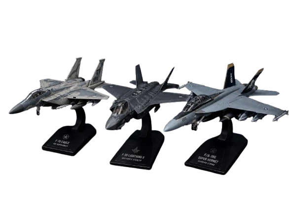 F-15, F-35 and F/A-18 AeroLegends model aircraft bundle